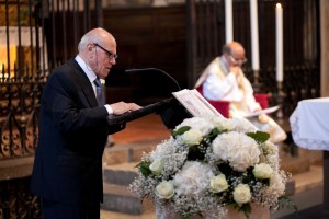 il papà di Alessio legge la prima lettura